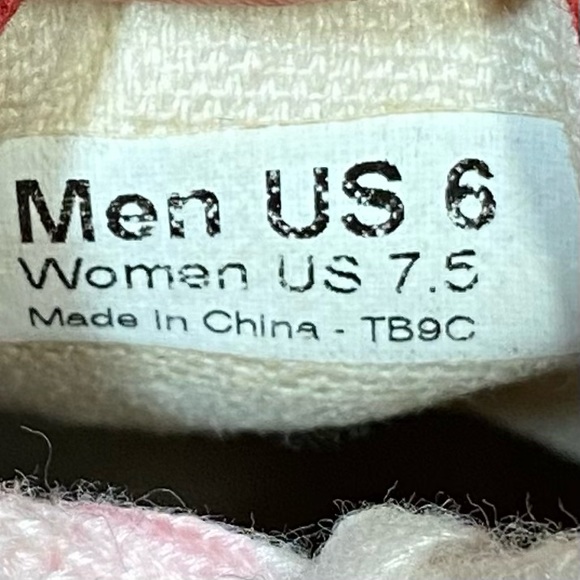 Womens 7.5 Vans Off The Wall Low Floral Sneakers Red Green SEF1112 - Picture 8 of 8